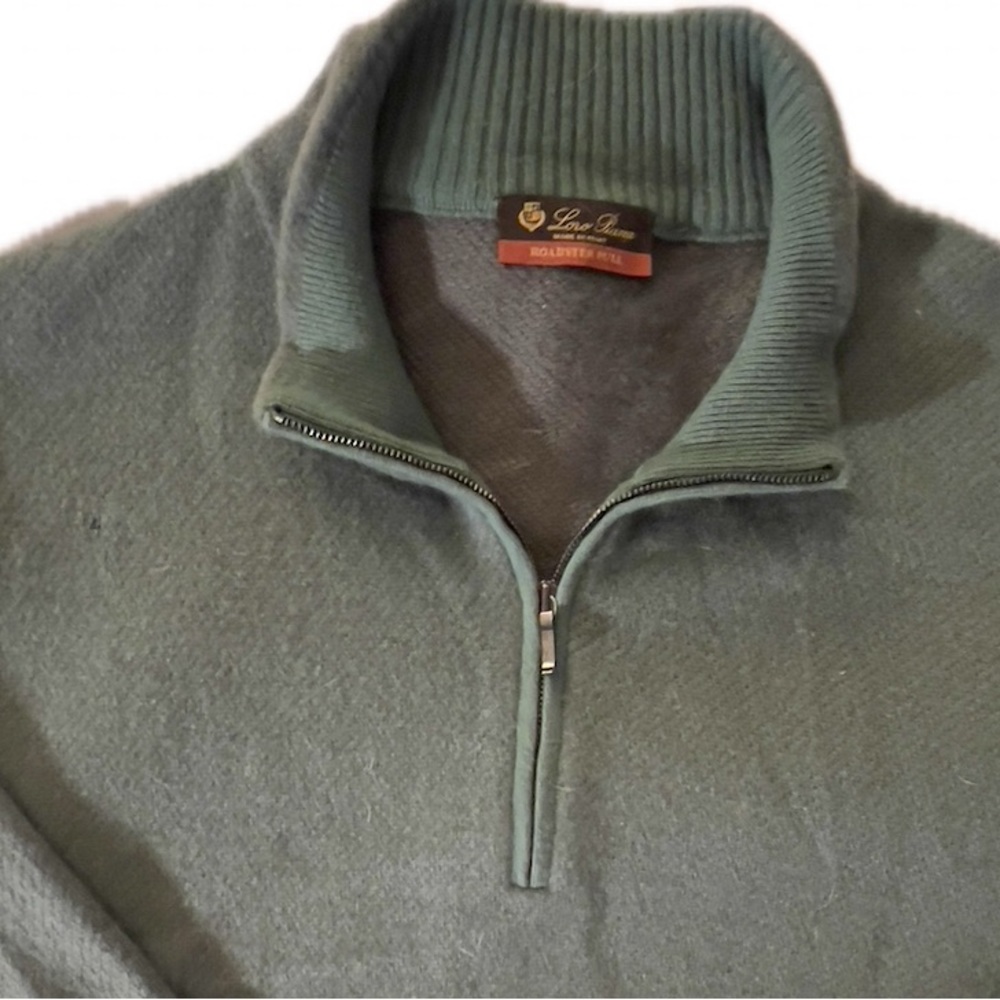 Loro Piana Roadster Pull cashmere half zip